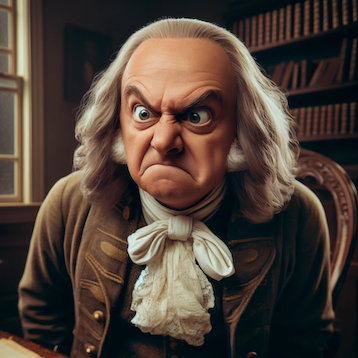 Angry Ben Franklin